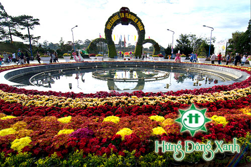 da lat city flower park